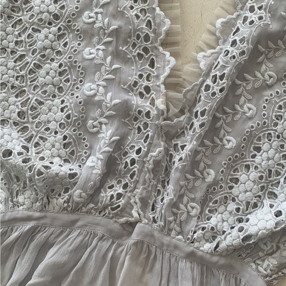 Loveshackfancy Devon Embroidered Top - image 5